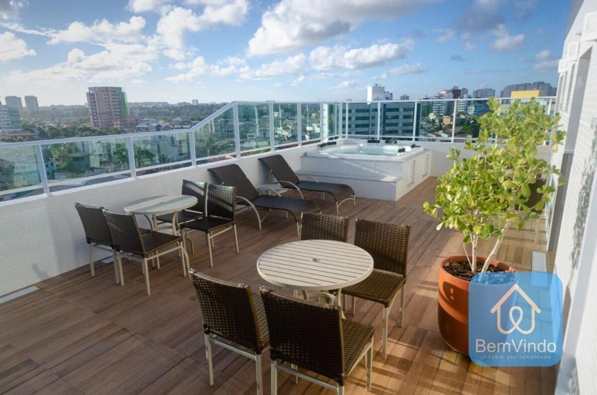 Studio A 150M Da Praia De Piata Salvador Exteriér fotografie