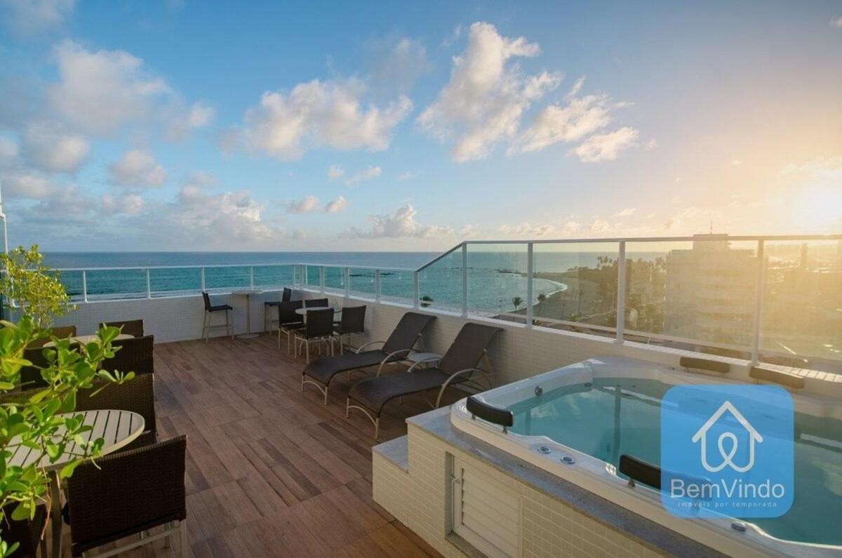 Studio A 150M Da Praia De Piata Salvador Exteriér fotografie